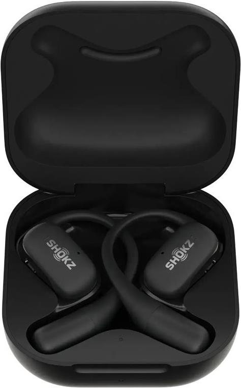 Shokz OpenFit True Wireless Kopfhörer mit Mikrofon Ohrbügel Bluetooth Schwarz