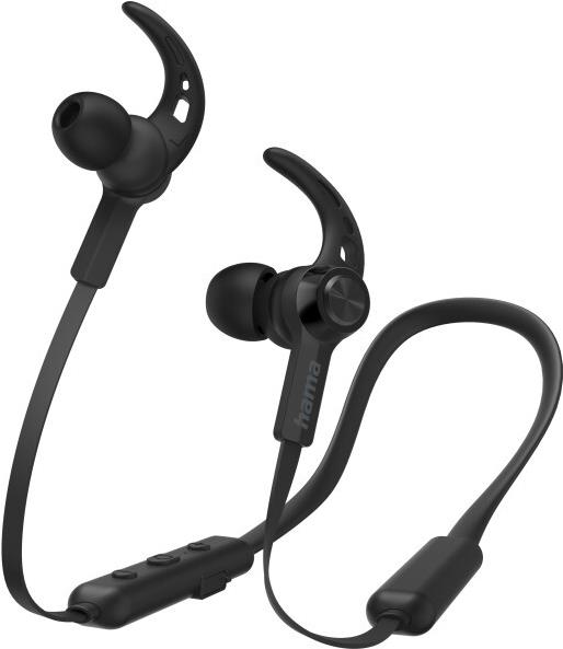 Hama 00184190 Kopfhörer & Headset Kabellos Ohrbügel - im Ohr Sport USB Typ-C Bluetooth Schwarz (00184190)