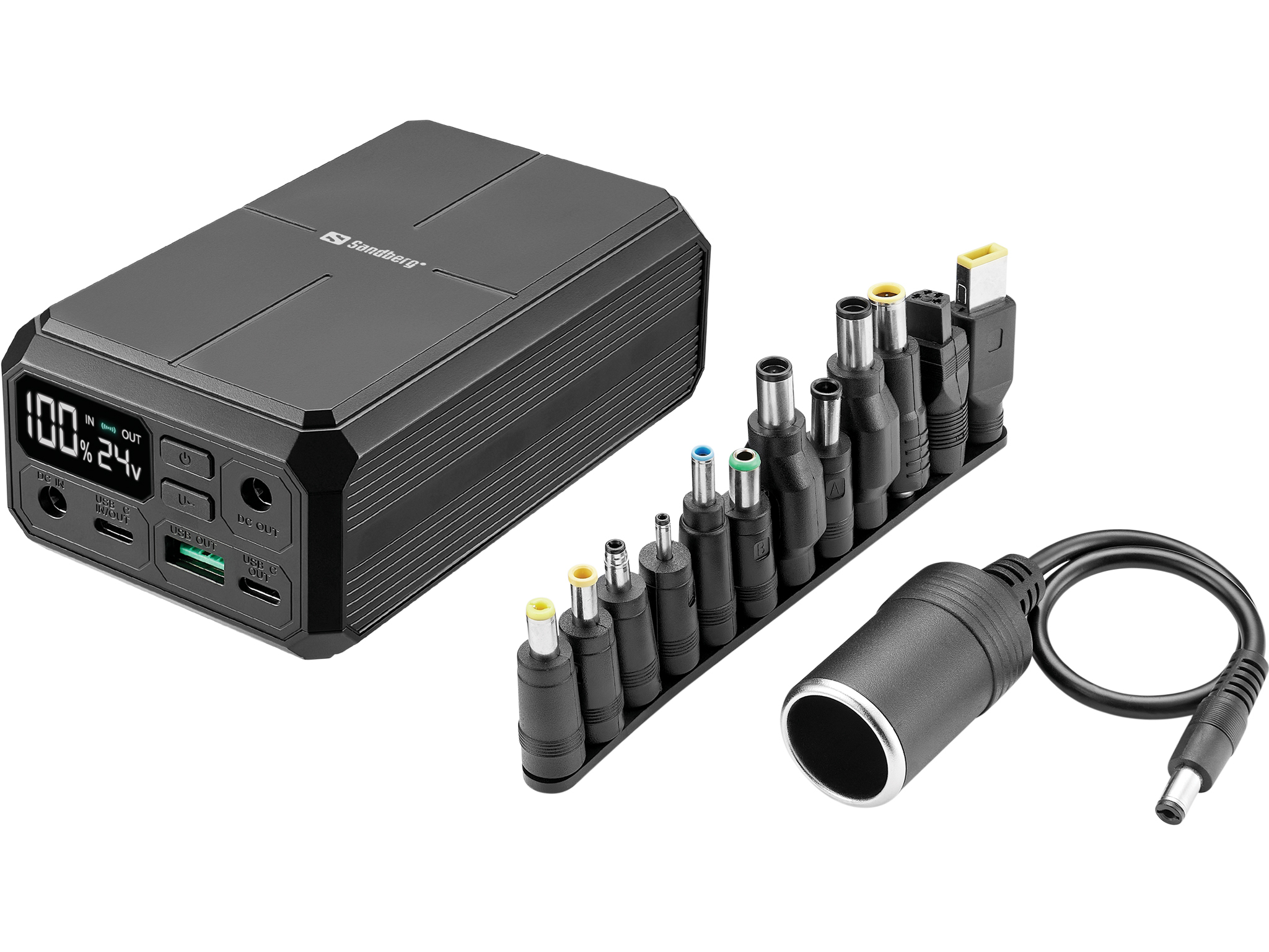 SANDBERG Laptop Powerbank 27000 PD100W Schwarz