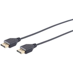 shiverpeaks BASIC-S DisplayPort 1.2 Kabel, schwarz, 1,0 m Stecker (BS10-49025)