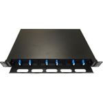 Lanview Fiber Optic Sliding Panel ODF 1U LC SM OS2 12 Cores (LVO-101010)