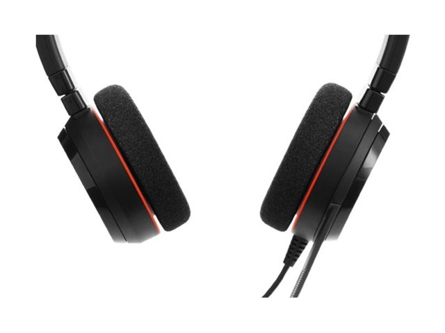 Jabra Evolve 20 MS Stereo On-Ear Headset USB-C USB-A Schwarz
