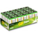 GP Super Alkaline battery 6LF22 / 9V 20-pack (151380)