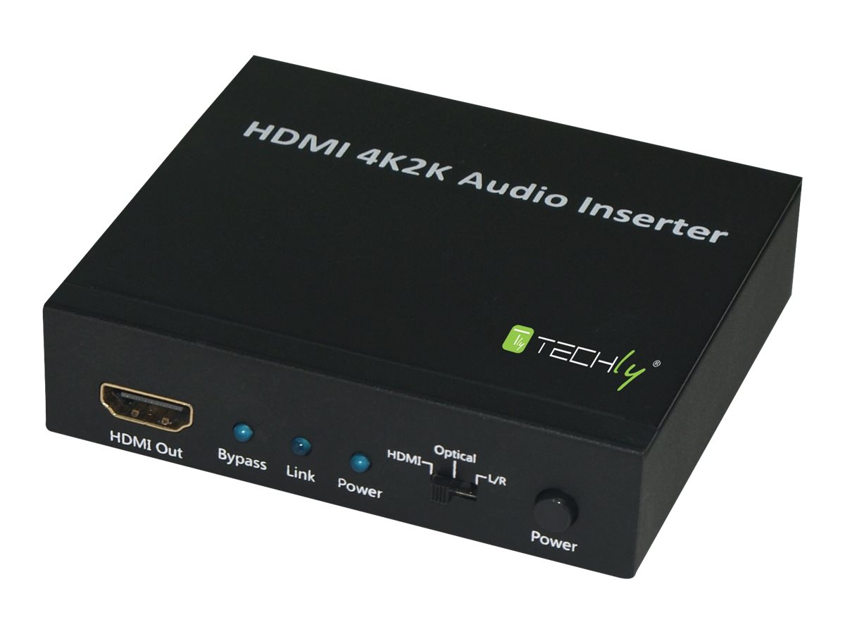 Techly IDATA HDMI-AI4K Audio-Embedder 4K Schwarz