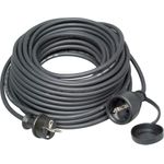 Kopp Schutzkontakt-Verlängerung, Gummi-Stecker/-Kupplung/-Leitung, 25m (147325044)