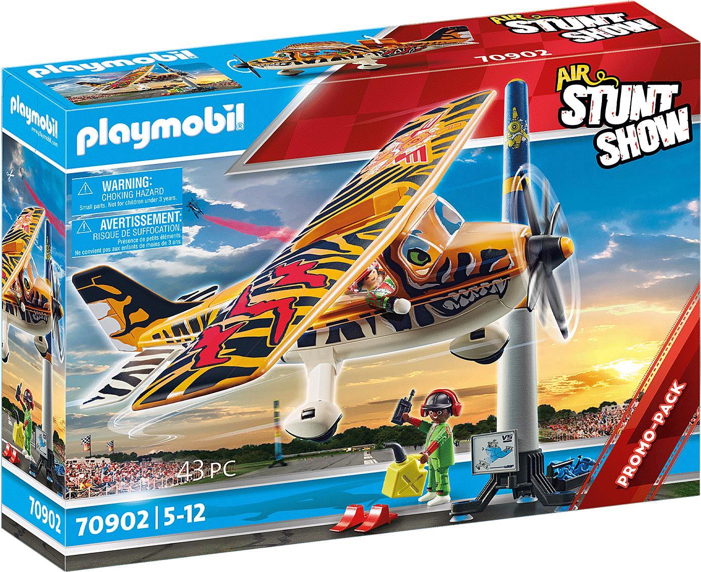 Playmobil Stuntshow Air Propeller-Flugzeug Tiger - Flughafen & Flugzeug - 5 Jahr(e) - Mehrfarbig - Kunststoff (70902)