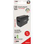 2GO 797273 Ladegerät für Mobilgeräte Schwarz Indoor (797273)