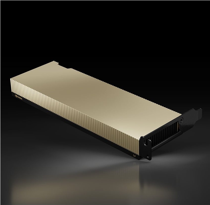 PNY NVIDIA L4 24 GB GDDR6 PCIe 4.0 x16 Passiv Gold, Schwarz