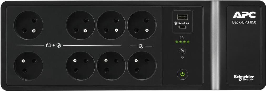APC Back-UPS BE850G2-FR 520 W 850 VA Schwarz