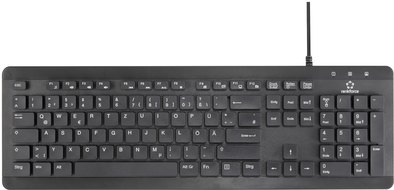 Renkforce RF-KB-300 USB Tastatur Deutsch, QWERTZ Schwarz IP68 Wasserdicht und staubgeschützt (RF-5189976)