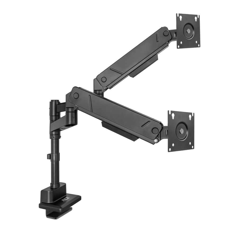 ACT office solid pro Monitorarm AC8330 für 2 Bildschirme bis 34" Gasfeder Schwarz
