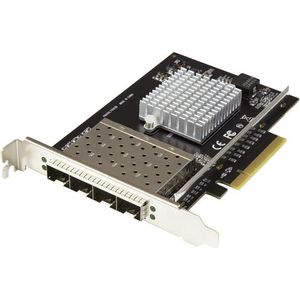 StarTech.com Quad-Port SFP+ Server Network Card - PCI Express - Intel XL710 C...