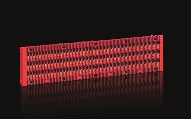 Rittal RiLineX Board 3p RX 936000460mm m.Sammelschienen 30x5mm B 905 (9360004)