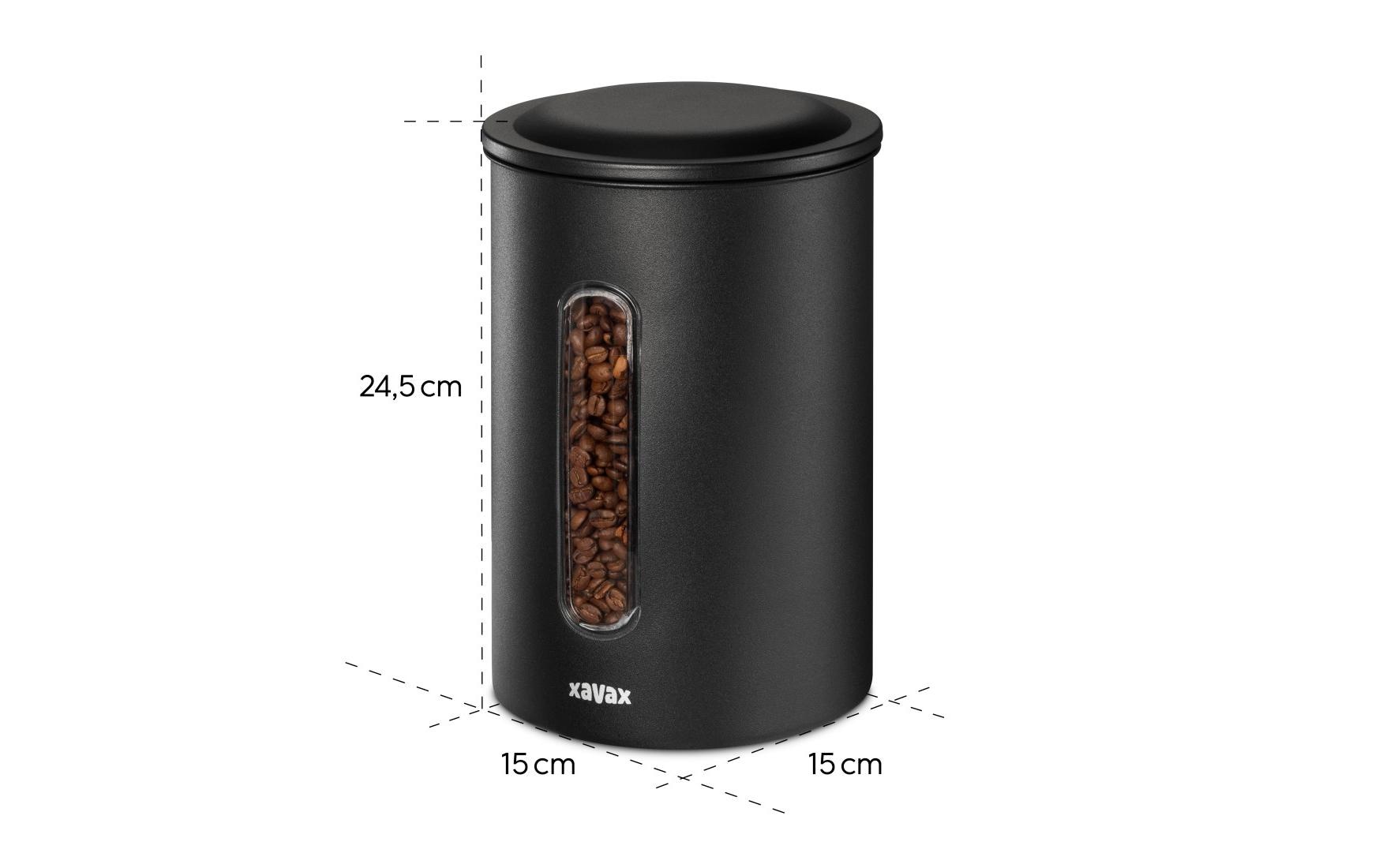 Xavax 00111262 Kaffeedose 1.5 l Schwarz