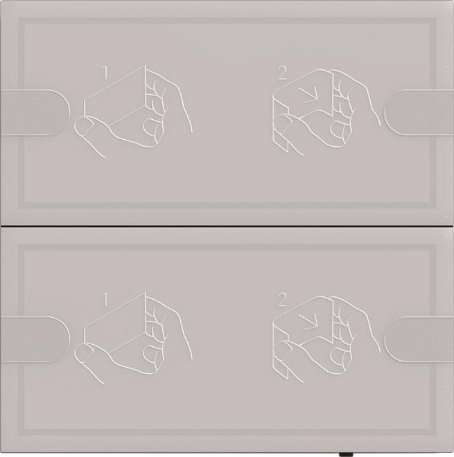 Gira KNX Tastsensor 4 Komf. 2f TS4 anthr. 5002028 (5002028)
