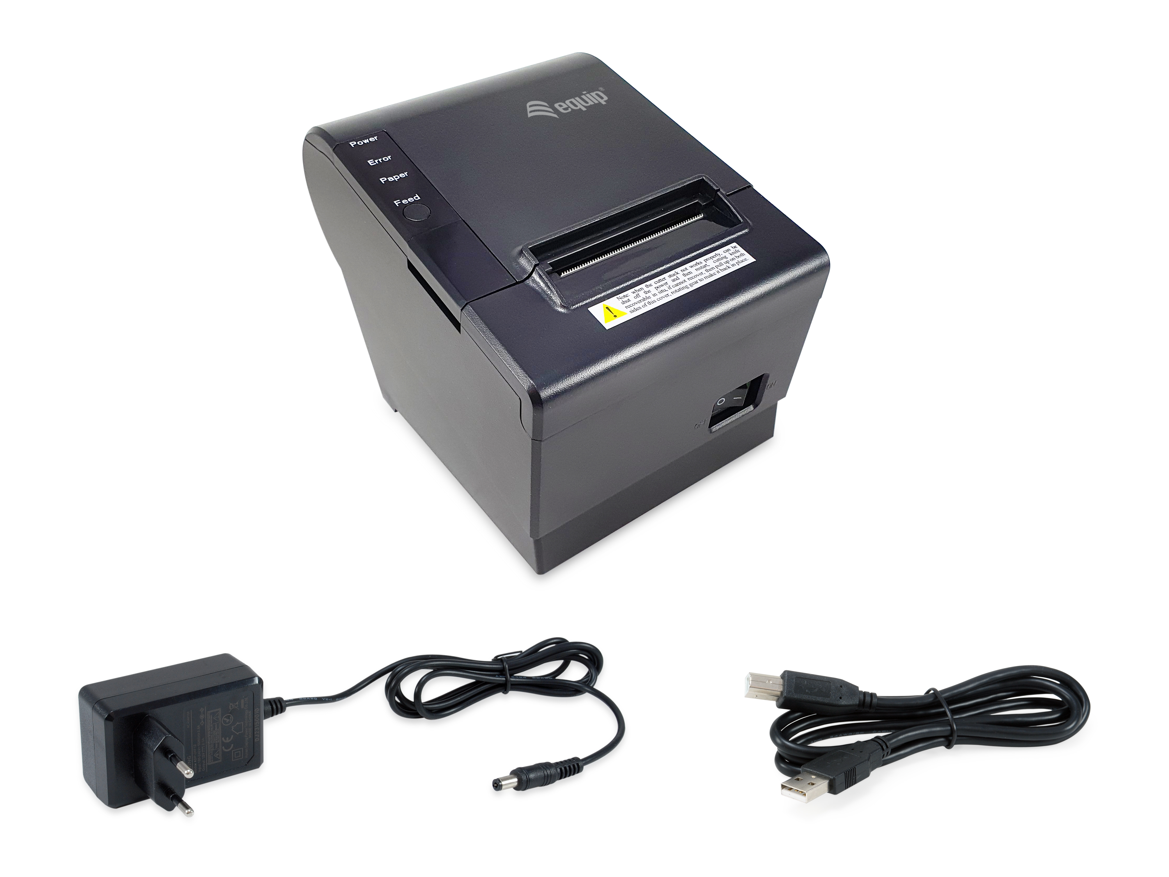 equip Bondrucker 58mm mit Auto-Cutter 203 dpi 150 mm/s Schwarz