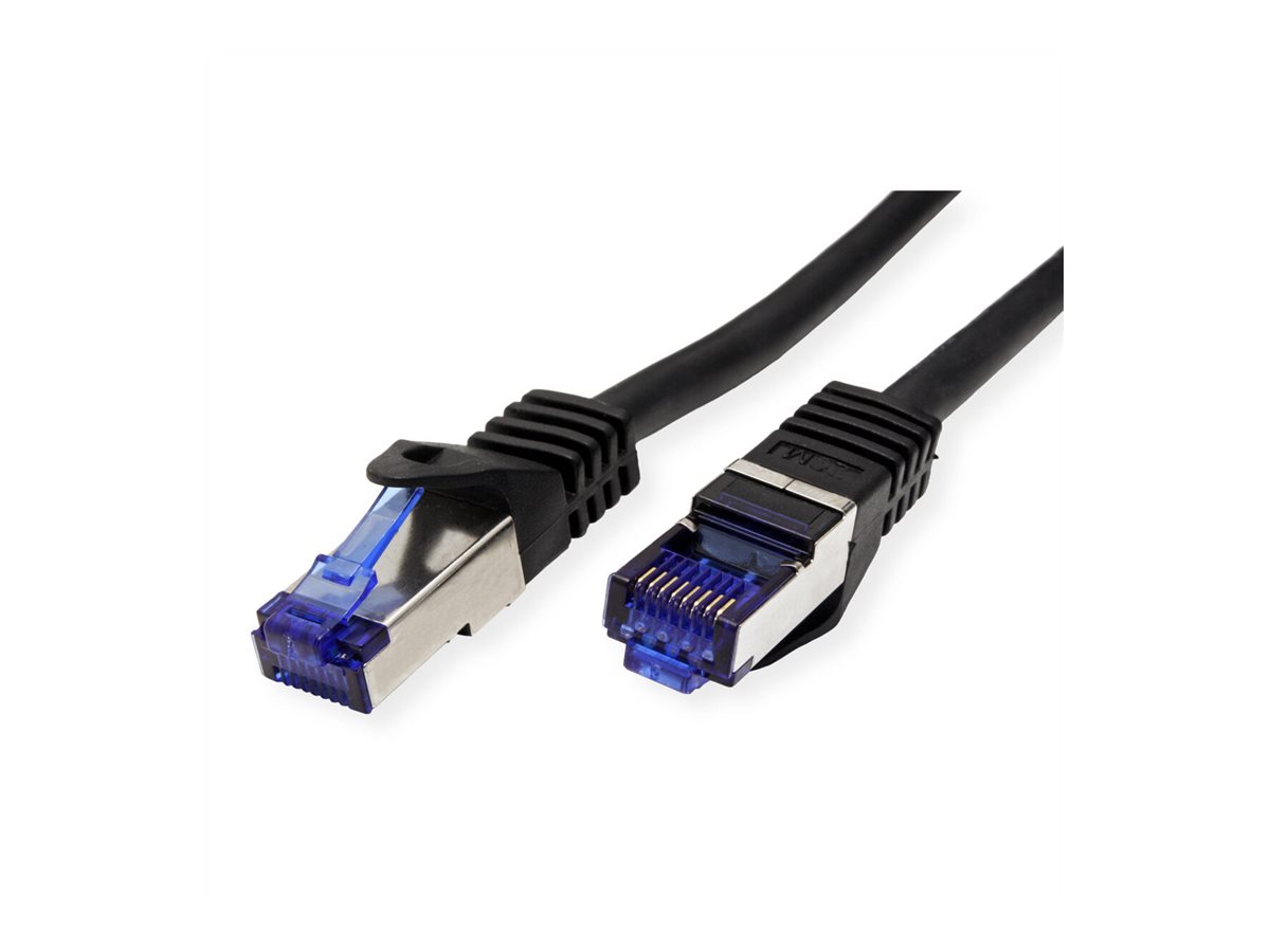 VALUE Kat.6A S/FTP Outdoor Patchkabel 20 m Schwarz
