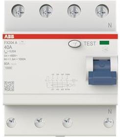 ABB FI-Schutzschalter FX204A-40/0.03 4P Typ A 40A 30mA (2CSF204165R1400)