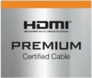 HDMI PREMIUM Highspeed Kabel mit Ethernet, High Qualitiy, HDMI St. A / St. A,, 1,0 m Hochwertiges 4K, Ultra HD Anschlusskabel zur Übertragung von digitalen Monitor- und TV-Signalen (127816)