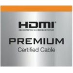 HDMI PREMIUM Highspeed Kabel mit Ethernet, High Qualitiy, HDMI St. A / St. A,, 1,0 m Hochwertiges 4K, Ultra HD Anschlusskabel zur Übertragung von digitalen Monitor- und TV-Signalen (127816)