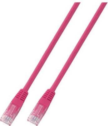 EFB-Elektronik RJ45 Patchkabel Cat.5e U/UTP PVC CCA magenta 1,5m Hersteller: EFB Elektronik (K8091.1,5)