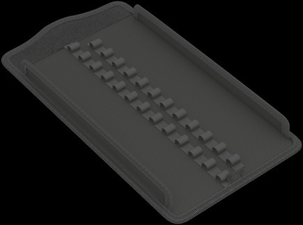 Wera Rolltasche 9429 leer für Kraftform Micro Schraubendreher Schwarz