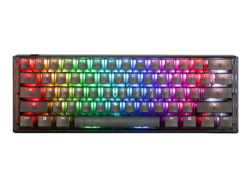 Ducky One 3 Mini Aura Black MX-Silent-Red RGB QWERTZ USB Schwarz