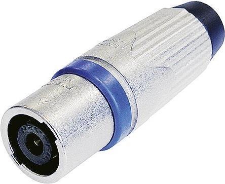 NEUTRIK NLT4MXX Stecker Silber, Blau 1 St.