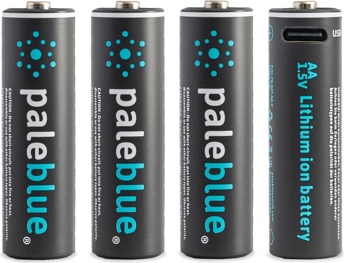 Pale Blue PB-AA-C Haushaltsbatterie Wiederaufladbarer Akku Lithium-Ion (Li-Ion) (PB-AA-C)