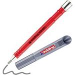 EDDING 8890 Zimmermannsbleistift mit Druckmechanismus rot HB 10H 1 Set (4-8890-1-1090)