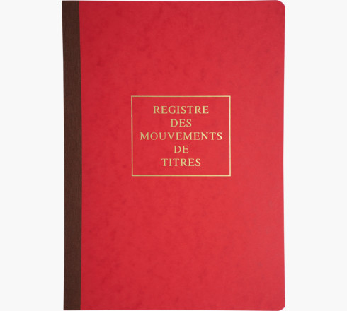 Le Dauphin Piqûre Registre des mouvements de titres 90120D – 1 Stück