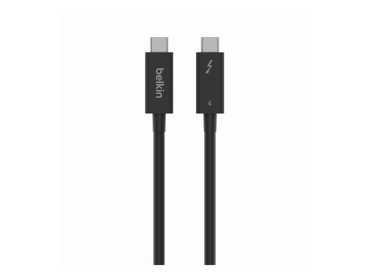 Belkin CONNECT Thunderbolt-Kabel 1 m Thunderbolt 4 Schwarz