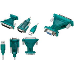 LogiLink USB 2.0 RS232 9/25 Pol Adapter mit Verlängerungs- kabel, USB-A Stecker (UA0042B)