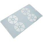 IT-BUDGET 19"-Lüfterblech mit Öffnung für 4 Lüfter (90ITBSRK19XNOFAN4G)