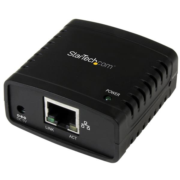 Startech PM1115U2 10/100 Mbit/s Ethernet USB 2.0 Druckserver Schwarz