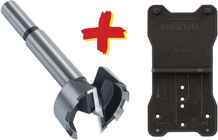 Wolfcraft 8728000 Forstnerbohrer 35 mm Gesamtlänge 90 mm Zylinderschaft 1 St.