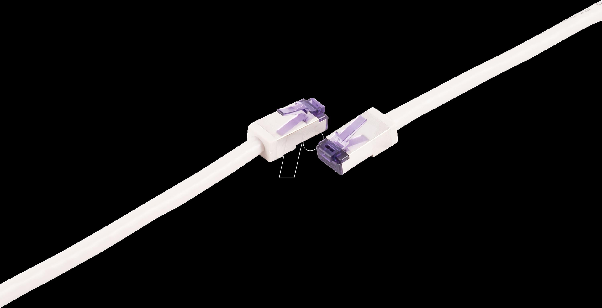 Flexline FL31-28090 Netzwerkkabel 20 m Cat6a S/FTP (S-STP) Grau, Violett