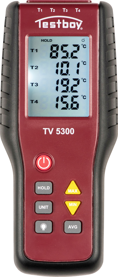 Testboy TV 5300 4-Kanal-Thermometer -200 - +1372 °C (62006000)