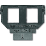 Busch Jaeger 1764-0-0182 Wandplatte/Schalterabdeckung Schwarz (1764-0-0182)