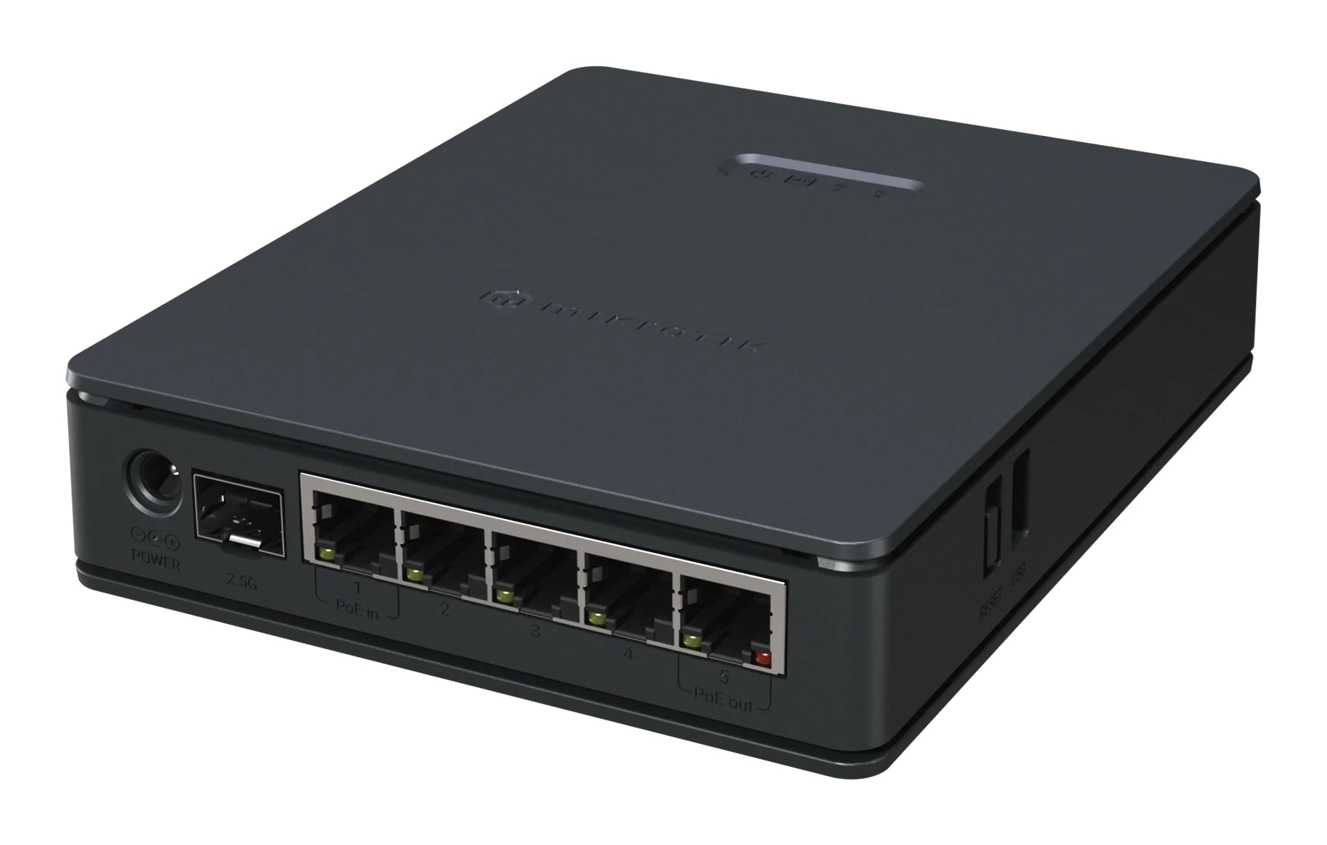 MikroTik hAP ax S Access Point Wi-Fi 6 1800 Mbit/s Schwarz