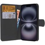 PEDEA Book Cover Classic für Apple iPhone 16 Plus -black (50160990)
