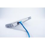 S/CONN maximum connectivity Netzwerkkabel-Patchkabel, cat 6, S/FTP, PIMF, Winkel-gerade, blau, 0,25m (08-64001)