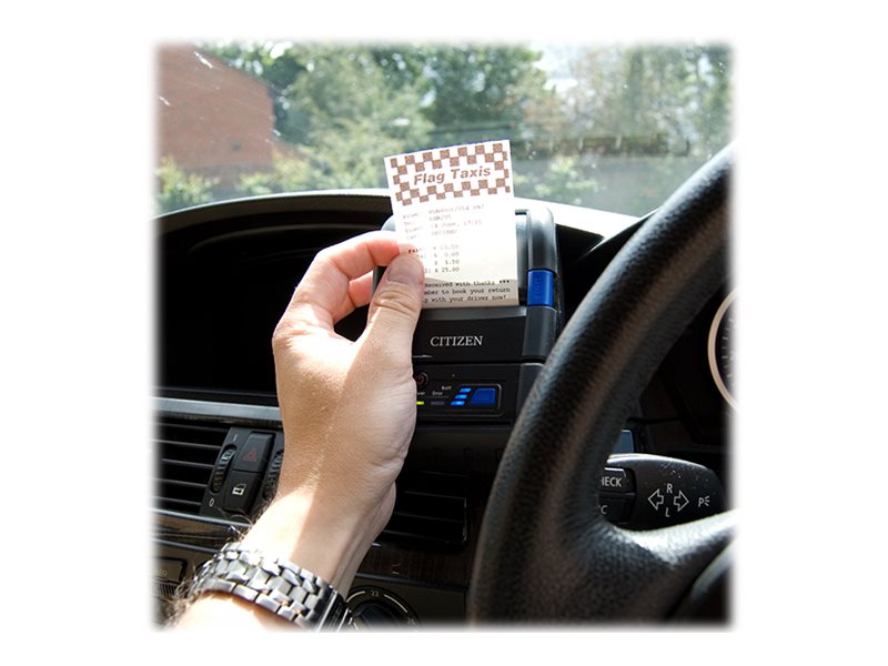 Citizen CMP-20II Mobiler Bondrucker Thermodirekt 203 dpi 80 mm/Sek. USB RS-232 Bluetooth Schwarz