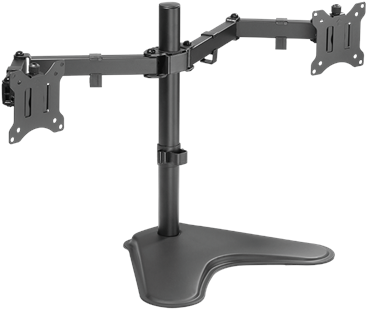 LogiLink Aufstellung für 2 LCD-Displays (einstellbarer Arm) (BP0099)