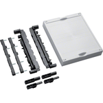 Hager UE21E0. Produktfarbe: Schwarz, Weiß, Material: Kunststoff, Anzahl enthaltener Produkte: 1 Stück(e). Breite: 300 mm, Tiefe: 110 mm, Höhe: 250 mm (UE21E0)