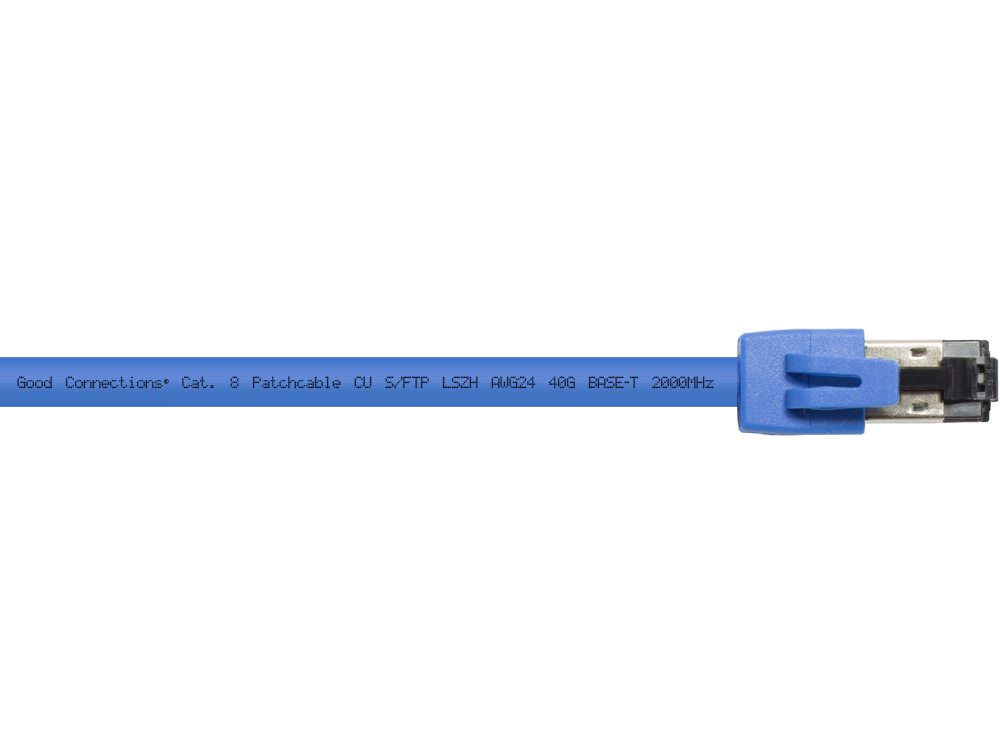Good Connections 8080-100B Netzwerkkabel Cat8.1 10 m S/FTP (S-STP) RJ-45 Blau