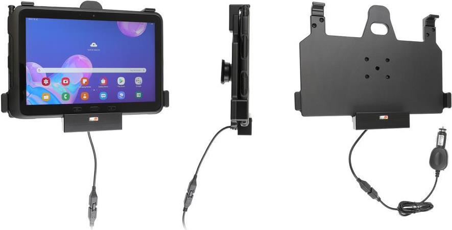 Brodit KFZ-Halterung, aktiv KFZ-Halterung, aktiv, inkl. KFZ-Ladeadapter, passend für: Samsung Galaxy Tab Active Pro (T540/T545/T547/T547U) (712148)