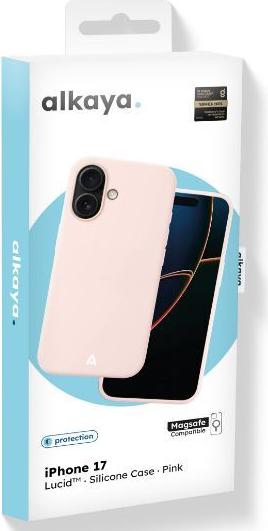 alkaya LUCID Handy Schutzhülle Silikon kompatibel Magsafe iPhone 17, pink (CS-20123)