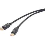 Renkforce DisplayPort Anschlusskabel Stecker 2.00 m Schwarz RF-6562820 8K UHD (RF-6562820)