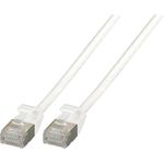 EFB-Elektronik RJ45 Patchkabel Cat.6A U/FTP TPE 4mm ultraflex weiß 1m Hersteller: EFB Elektronik (K5547WS.1)